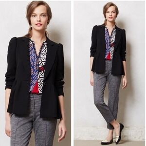 Anthropologie Leifsdottir Peplum Haydee Blazer